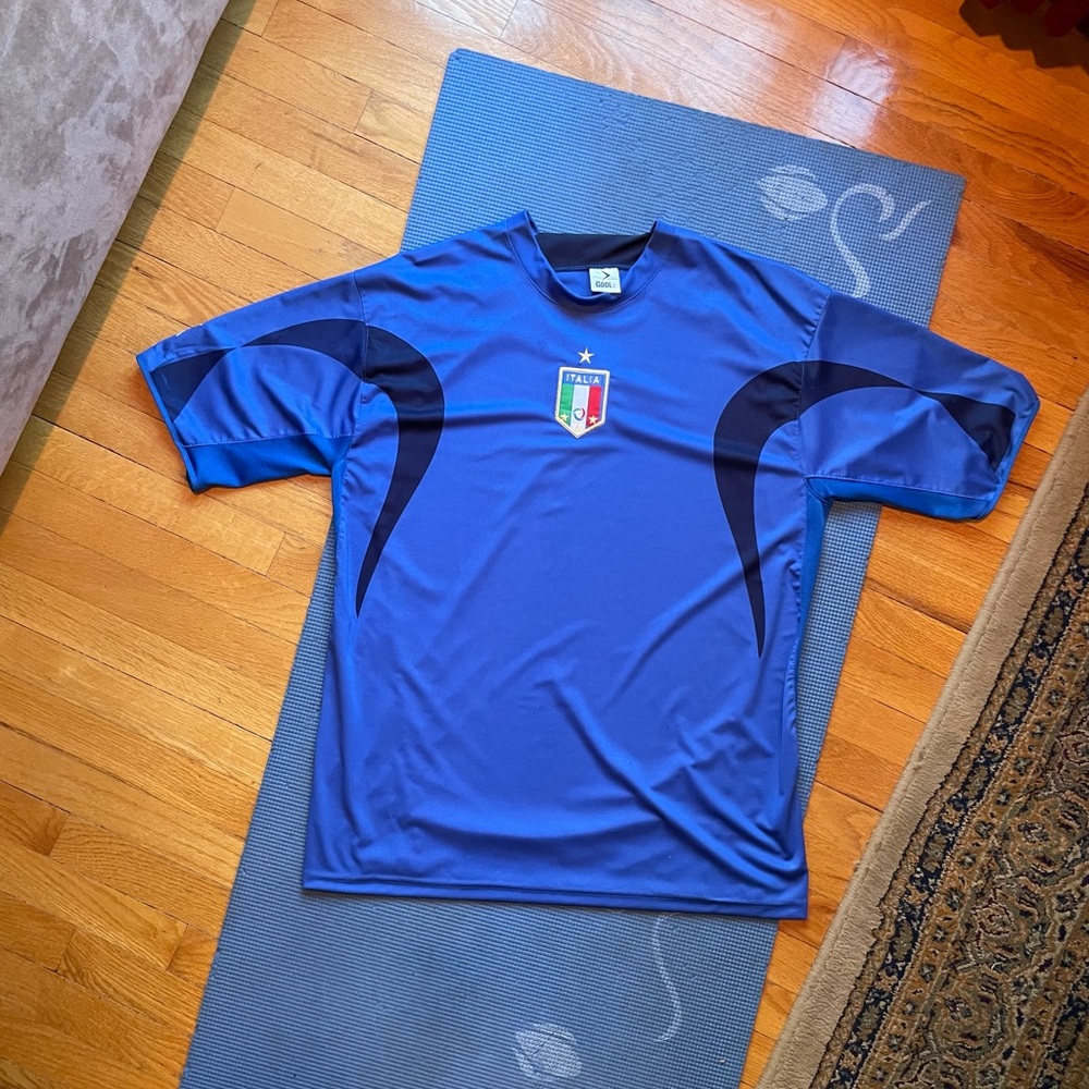 Italy Italia National Team Soccer Jersey, Size L